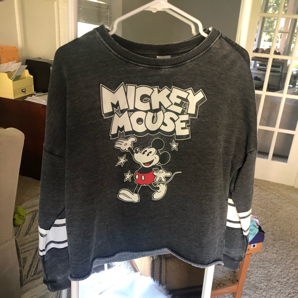 Mickey Mouse Cropped Long Sleeve